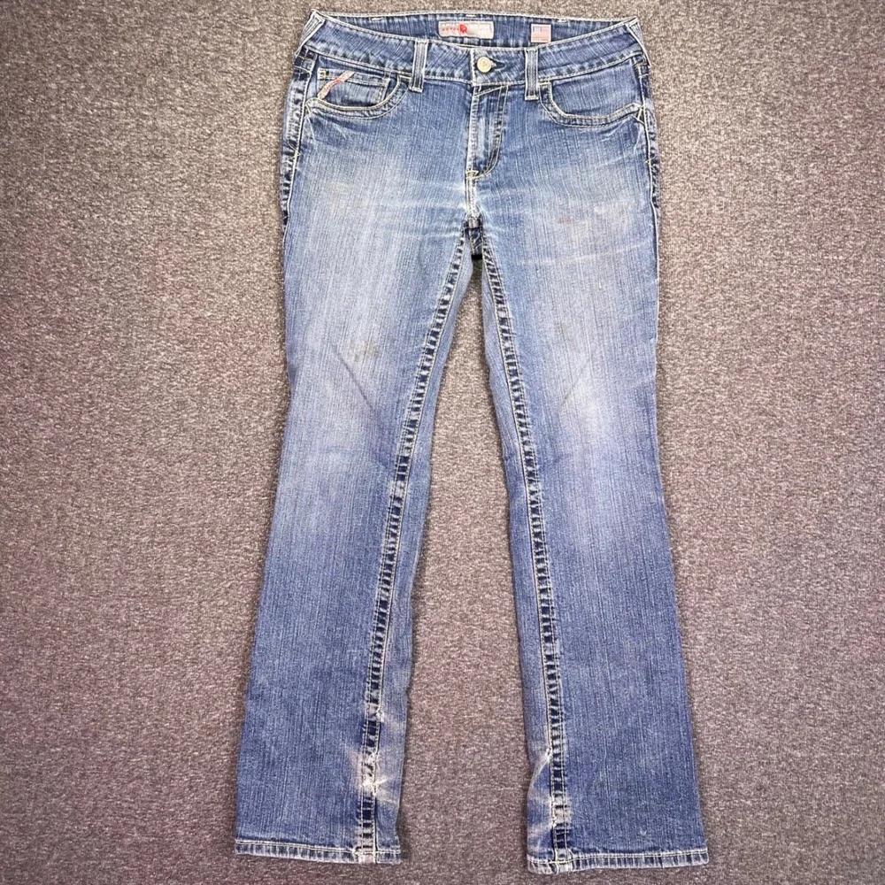 Ariat FR Bootcut Jeans Womens 33x31 Blue Mid Rise Workwear Flame Resistant Denim